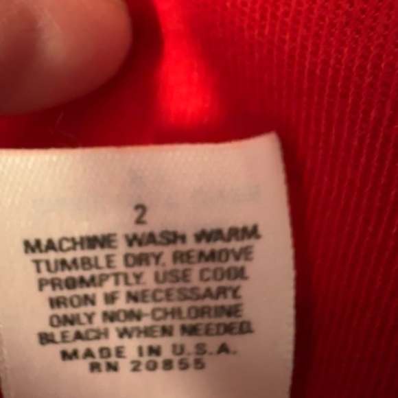 Vintage Rob Roy Bibo Bright Red Overalls 18 months Car buttons Euc - Picture 16 of 16